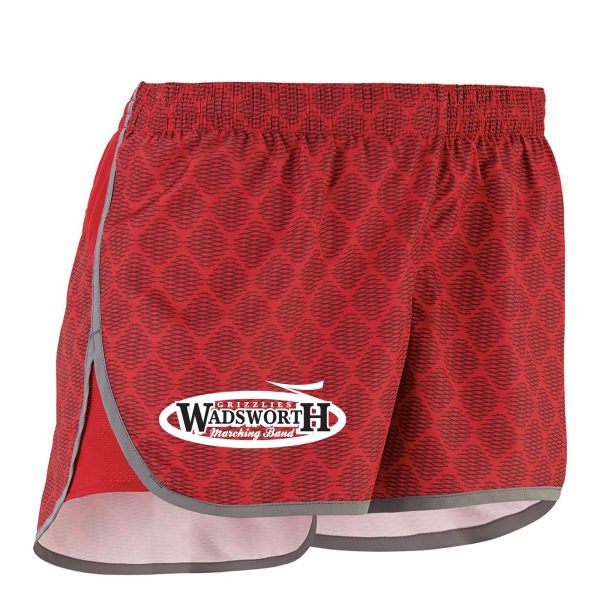 WHS Marching Band - Well-Noted Logo - LADIES PULSE SHORTS Augusta Sportswear 1265